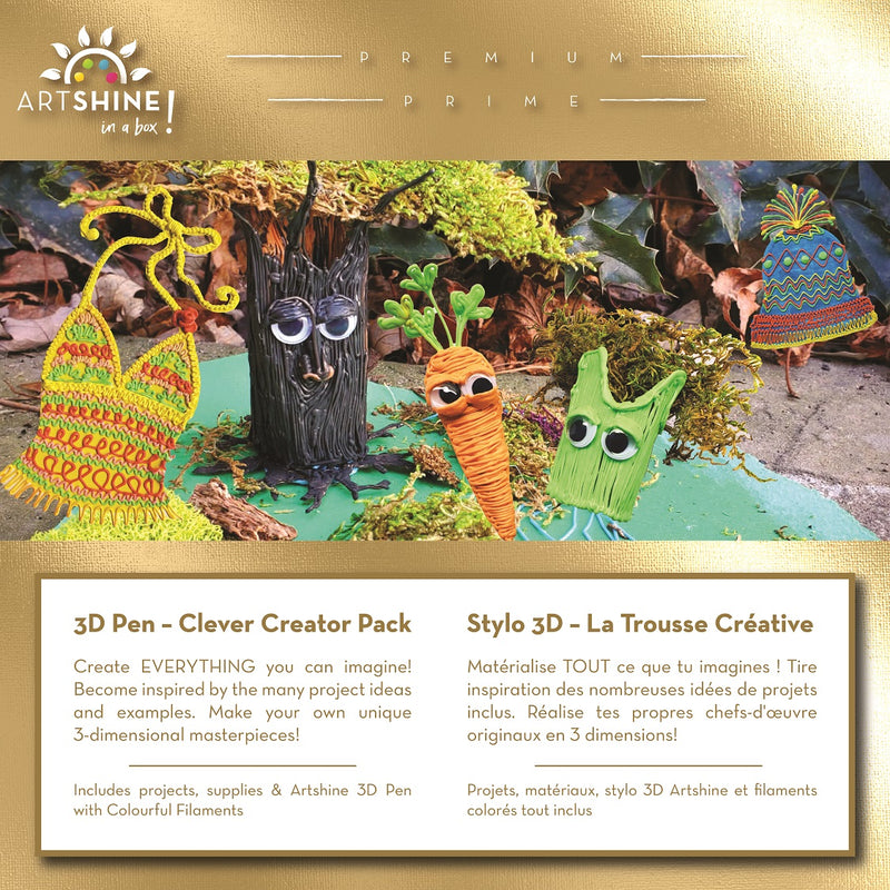 3D Pen Art & Crafts Kit - Clever Creator Pack! Loads of Projects