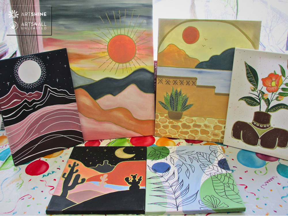 New Adult Art Projects Available in Studio Artshine!