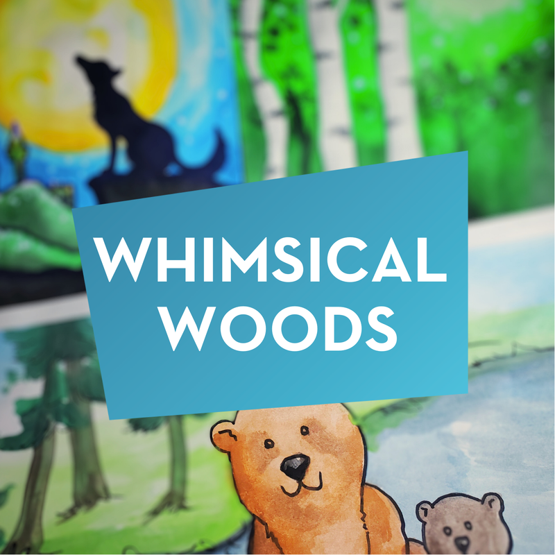 July 14 - 18, 2025 • Whimsical Woods • Artshine Summer Camp @ Benjamin Tree Farm