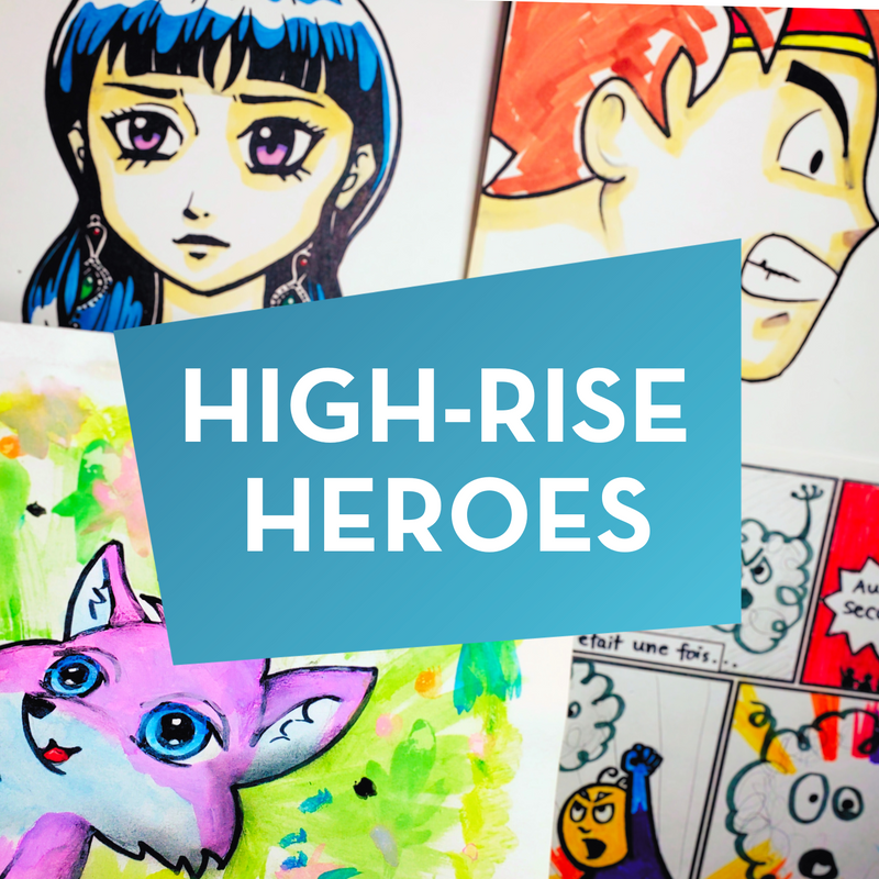 Aug 18 - 22, 2025 • High-Rise Heroes • Artshine Summer Camp @ Forest Hill United Church (Kitchener)