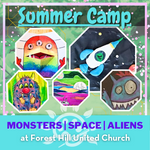 Monsters, Aliens & Space Summer Camp: July 15th - 19th Forest Hill United Church (Kitchener)
