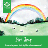 Irish Sheep Art Kit + Video Tutorial - Watercolour Paint Specialty Box