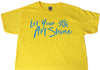 Artshine "Let Your Artshine" YOUTH T-Shirt - Bright Yellow